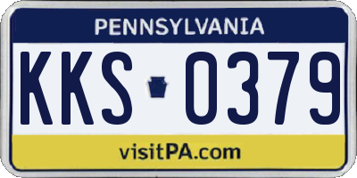 PA license plate KKS0379