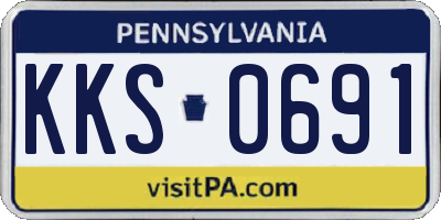 PA license plate KKS0691