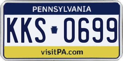 PA license plate KKS0699