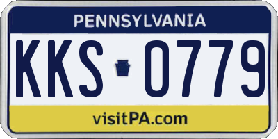 PA license plate KKS0779