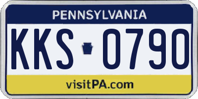 PA license plate KKS0790