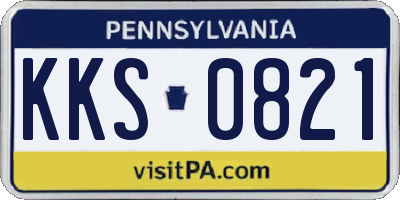 PA license plate KKS0821