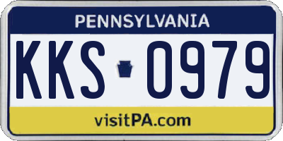 PA license plate KKS0979