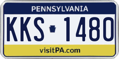 PA license plate KKS1480
