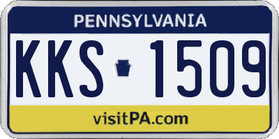 PA license plate KKS1509