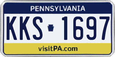 PA license plate KKS1697