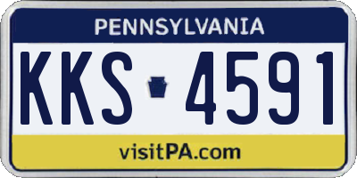 PA license plate KKS4591