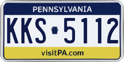 PA license plate KKS5112