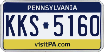 PA license plate KKS5160