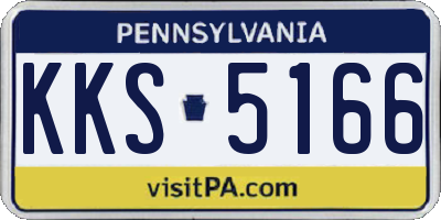 PA license plate KKS5166