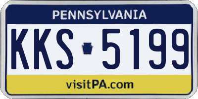 PA license plate KKS5199