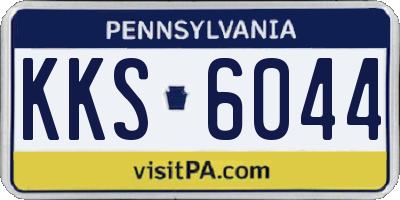 PA license plate KKS6044