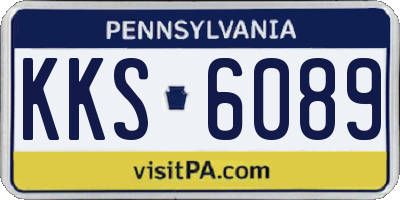 PA license plate KKS6089