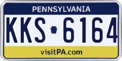 PA license plate KKS6164