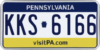 PA license plate KKS6166