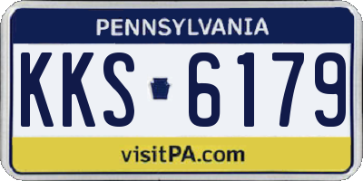 PA license plate KKS6179