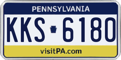 PA license plate KKS6180