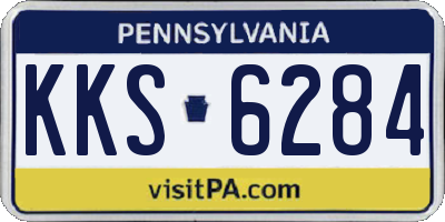 PA license plate KKS6284