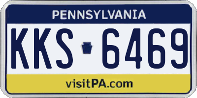 PA license plate KKS6469