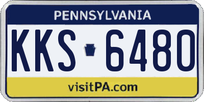 PA license plate KKS6480
