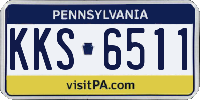 PA license plate KKS6511