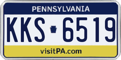 PA license plate KKS6519
