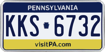 PA license plate KKS6732
