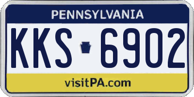 PA license plate KKS6902
