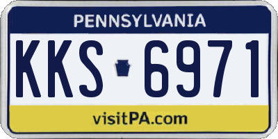 PA license plate KKS6971