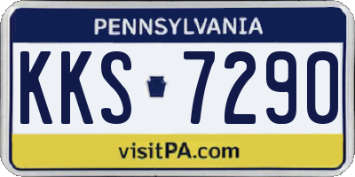 PA license plate KKS7290