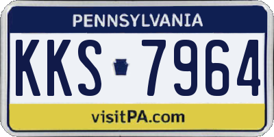PA license plate KKS7964