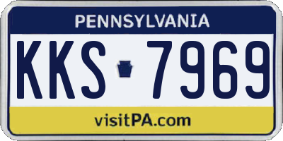 PA license plate KKS7969