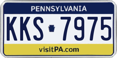 PA license plate KKS7975