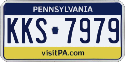 PA license plate KKS7979