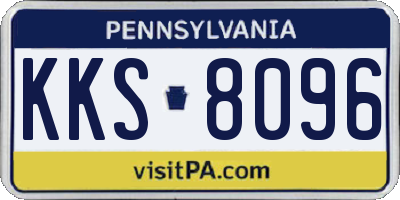 PA license plate KKS8096