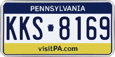PA license plate KKS8169