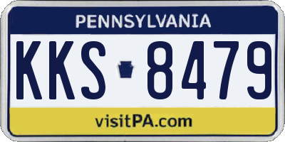 PA license plate KKS8479