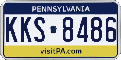 PA license plate KKS8486