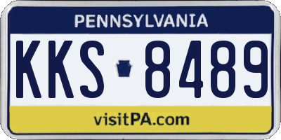 PA license plate KKS8489