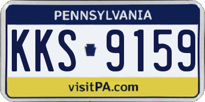PA license plate KKS9159
