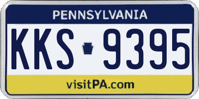 PA license plate KKS9395