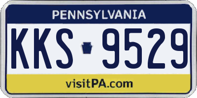 PA license plate KKS9529