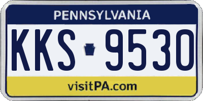 PA license plate KKS9530