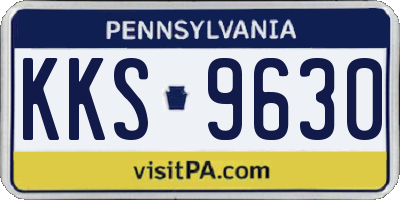 PA license plate KKS9630