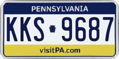 PA license plate KKS9687