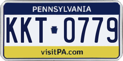 PA license plate KKT0779