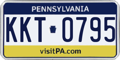PA license plate KKT0795