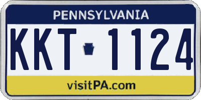 PA license plate KKT1124