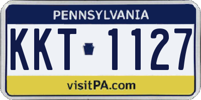 PA license plate KKT1127
