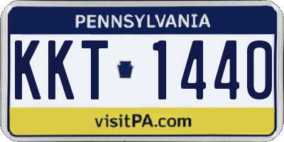 PA license plate KKT1440